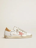 Super-Star sneakers with handwritten lettering and crocodile-print leather stars