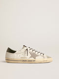Super-Star LTD with croc-print star and green heel tab