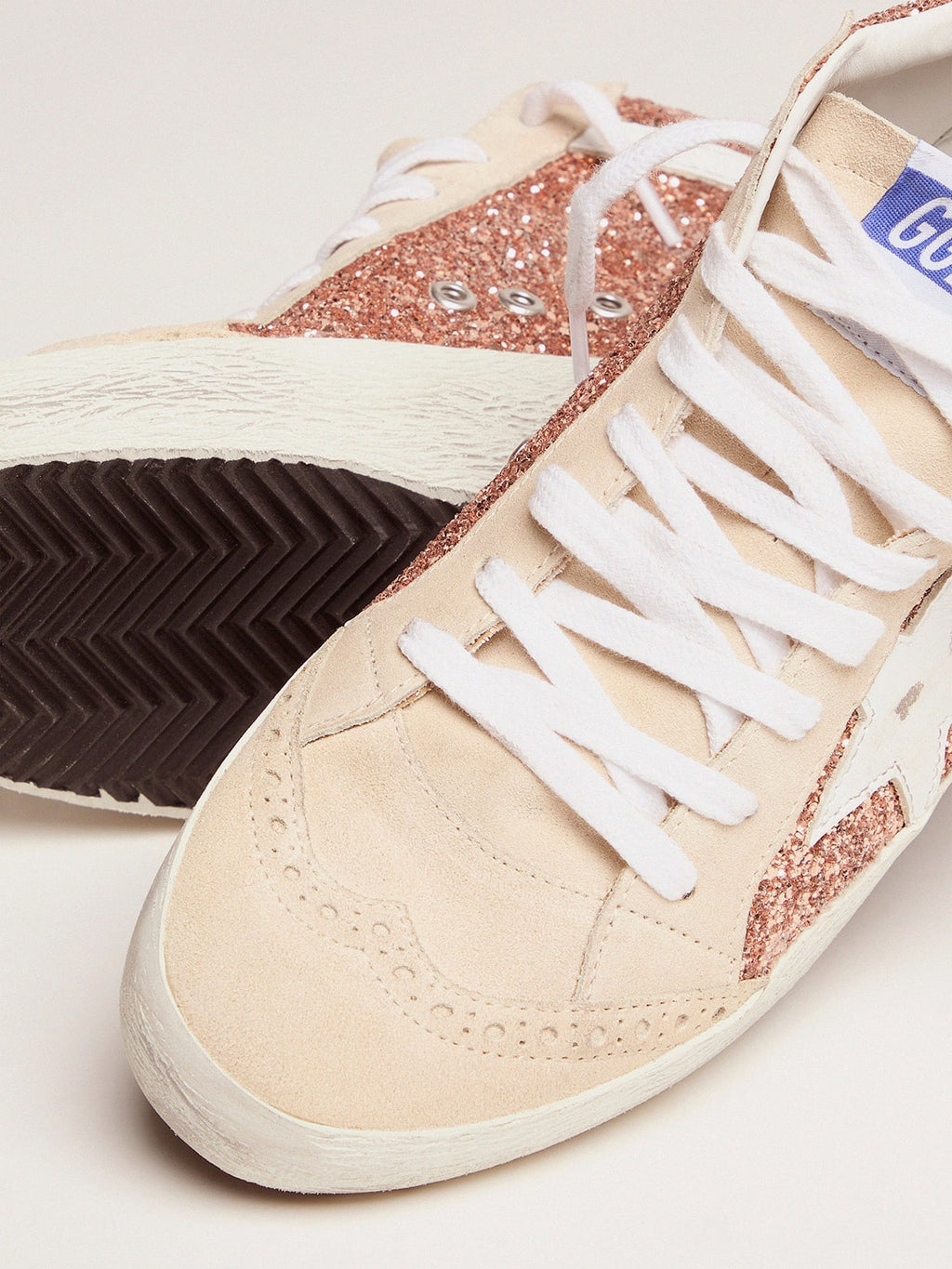 Mid Star da donna con glitter rosa